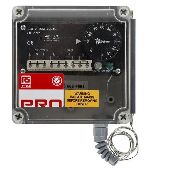 RS PRO Thermostat 0-90 Grad C (6657551)