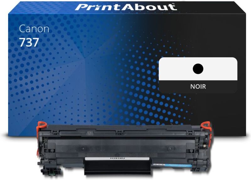 PrintAbout Toner compatible Canon 737 - Noir Noir