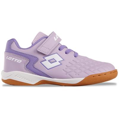 Hallenschuh LOTTO, Mädchen, Gr. 25, lila (lila, violet), Synthetik, mehrfarbig, Schuhe Hallenschuh, - auch für den Hallensport