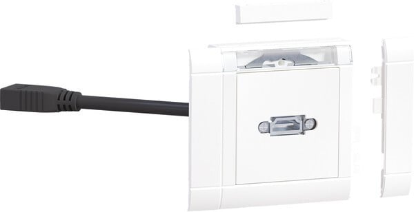 Hager GMSET019016 Elektrische sokkelstroken accessoires voor apparaatinbouw met HDMI