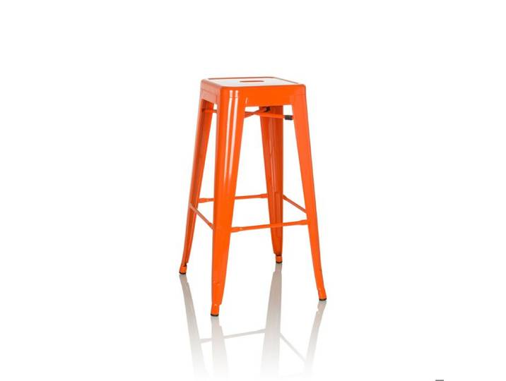 Tabouret de bar - hjh OFFICE - VANTAGGIO HIGH - Orange - Métal