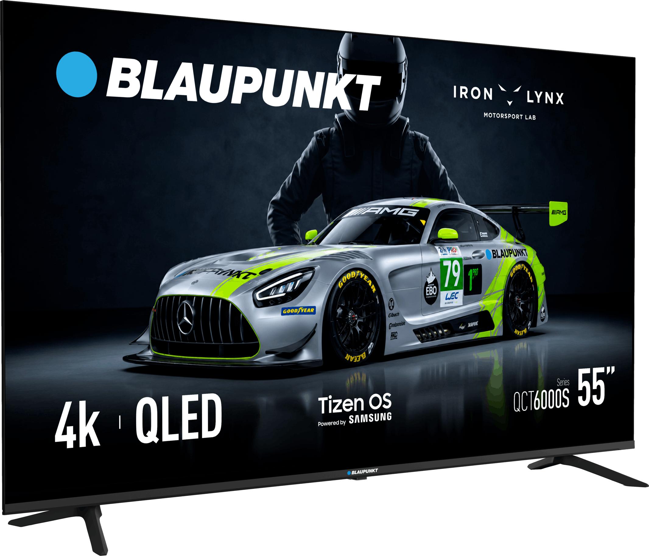 BLAUPUNKT 55QCT6000S 55-Zoll-Fernseher QLED UHD/4K Smart TV mit Tizen Wi-Fi und Bluetooth