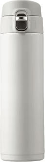Uplift Curations Bullet Design Stainless Steel Thermos Cup Portable Vacuum Insulated Water Bottle For School & Travel white