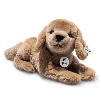 Steiff 076886 - Lenny Labrador, liegend, braun, Plüsch, 23 cm