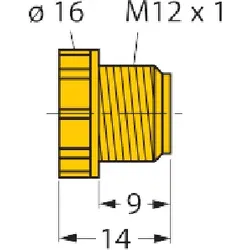 Turck Verschlussstopfen VS-M12-YE