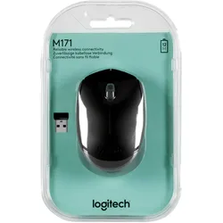 Logitech M171 - Maus - rechts- und linkshändig - kabellos - 2.4 GHz - kabelloser...