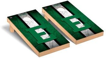 Skip's Garage Eastern Michigan Eagles Vintage Cornhole Board Set