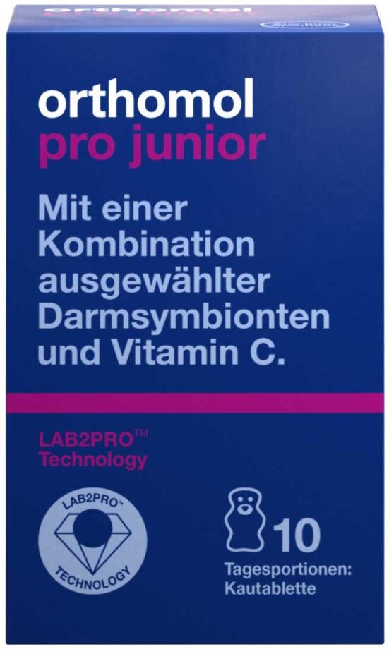 Orthomol Pro junior Kautablette Erdbeere