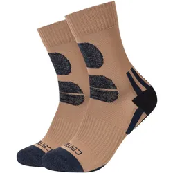 2er Pack camano Cushioned Outdoor Crew Socken 8659 - caribou 43-46