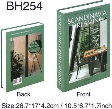 Inspire Essentials Luxury Decorative Fake Books Colorful Coffee Table Decor Set 14 not Open
