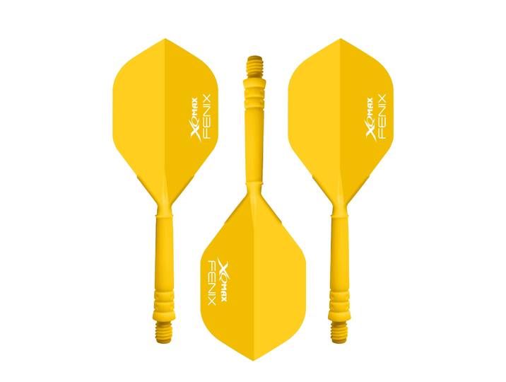 XQMAX Fenix Flight und Shaft 28 mm 3er Set gelb