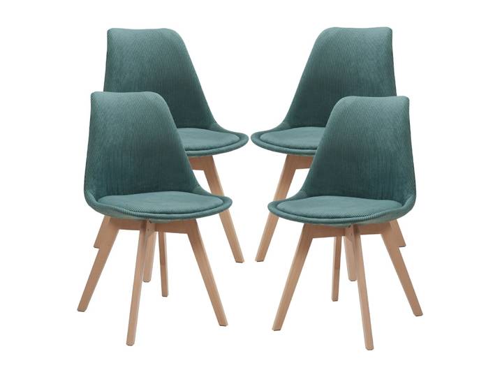 Lot de 4 chaises 82 x 49 x 54 cm
