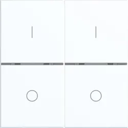 Hager Abdeck. Taster 2f I/O WAN7021WM