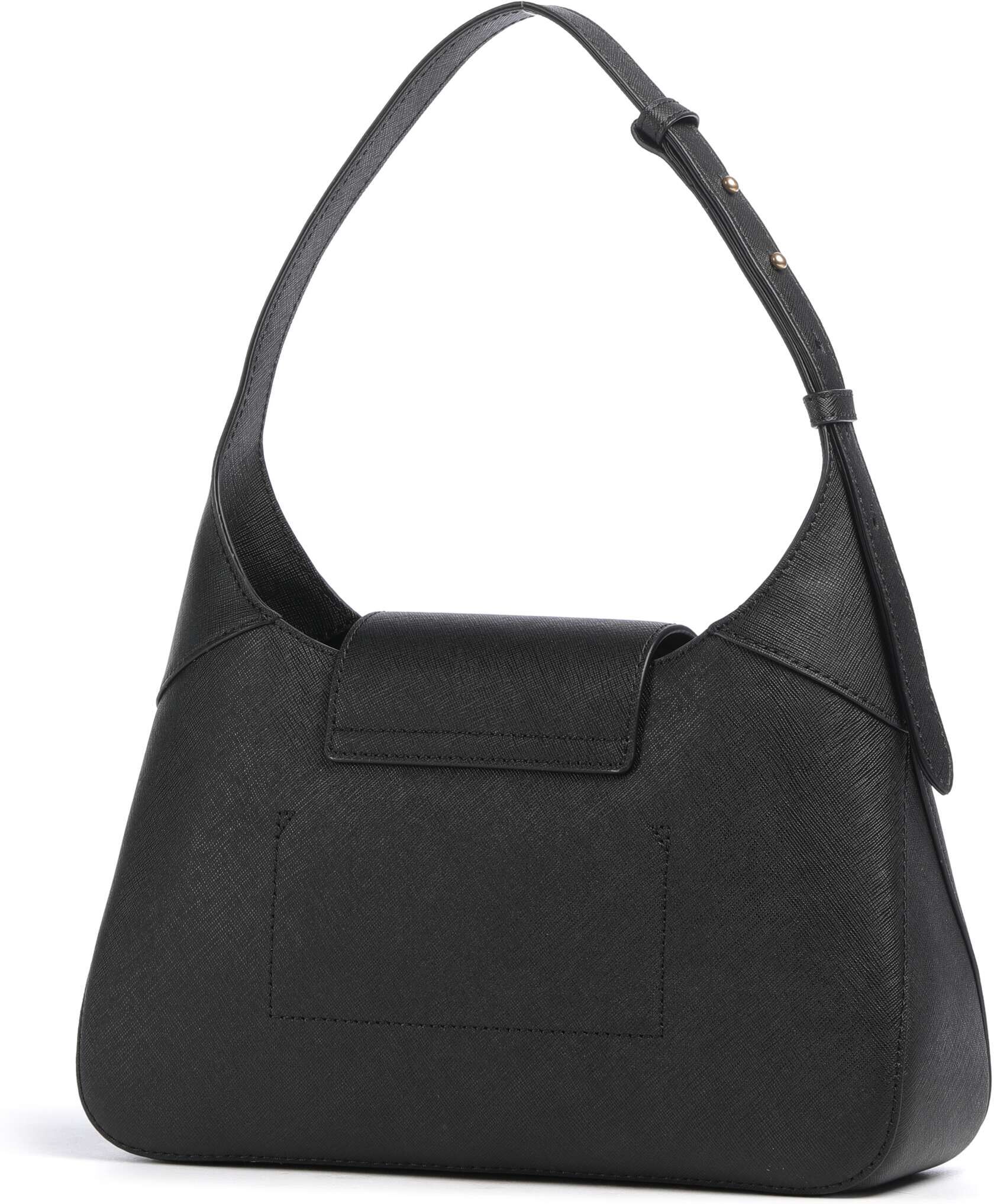 DKNY Avril Schultertasche aus Leder, schwarz