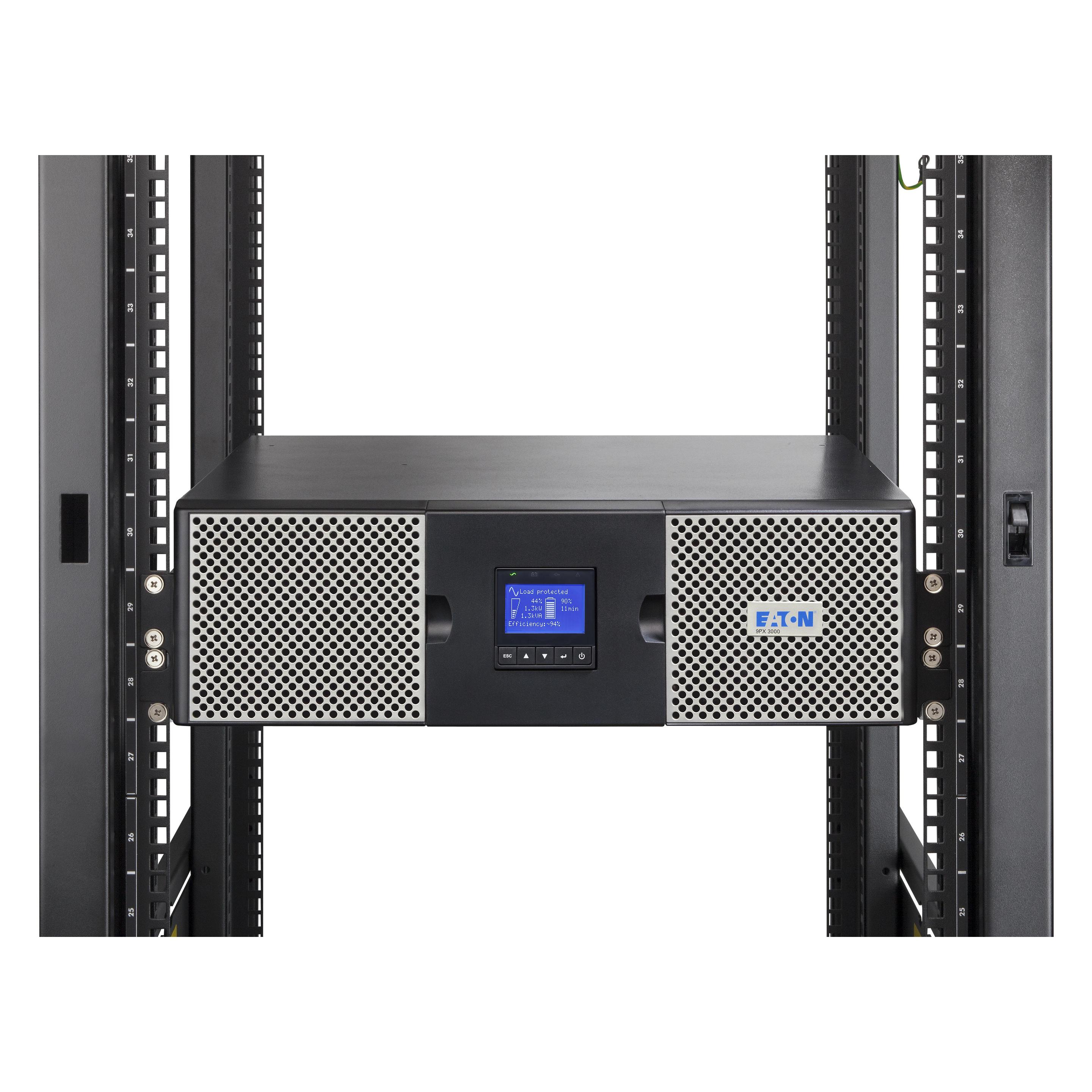 Eaton 9PX 3000i RT3U (3000 VA, 3000 W, Online-Doppelwandler USV) (9PX3000IRT3U)