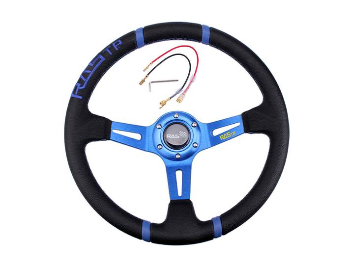 Volant de course universel de 35 cm (14 pouces) à coudre à la main, 4 saisons, personnalisé, modifié, sport