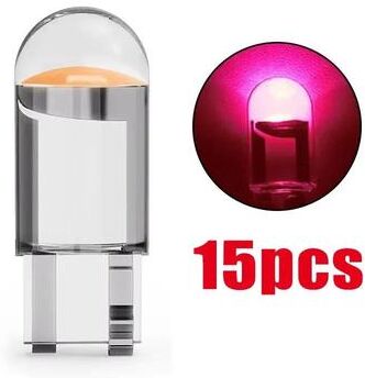 Uplift Picks T10 Canbus LED Car Bulbs For Interior And License Plate Lights pink (15 Pcs)