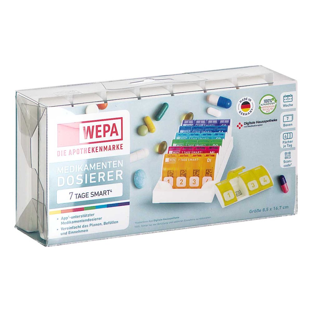 WEPA Apothekenbedarf GmbH & Co KG Wepa 7 Tage Smart4 Wochenmagazin Uv-schutz+ Regenb 19226356