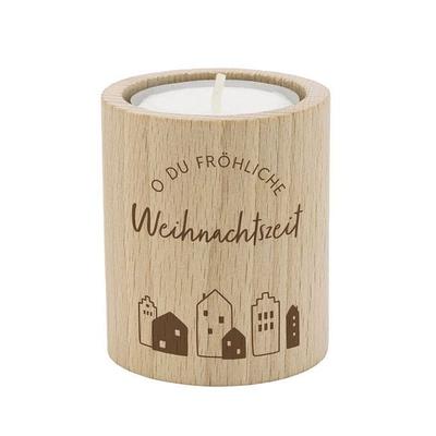O du fröhliche Weihnachtszeit - Teelichthalter