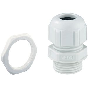 Spelsberg Kabelverschraubung KVR M25-MGM, weiß, Kunststoff, M25, Ø 25 mm, nach IP68 wasserdicht