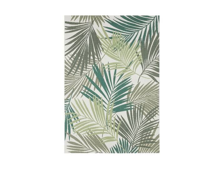 Teppich NORTHRUGS Outdoor Beach 80 , beige (natur, grün), B:80cm L:150cm, Kunstfaser, Teppiche, Teppich