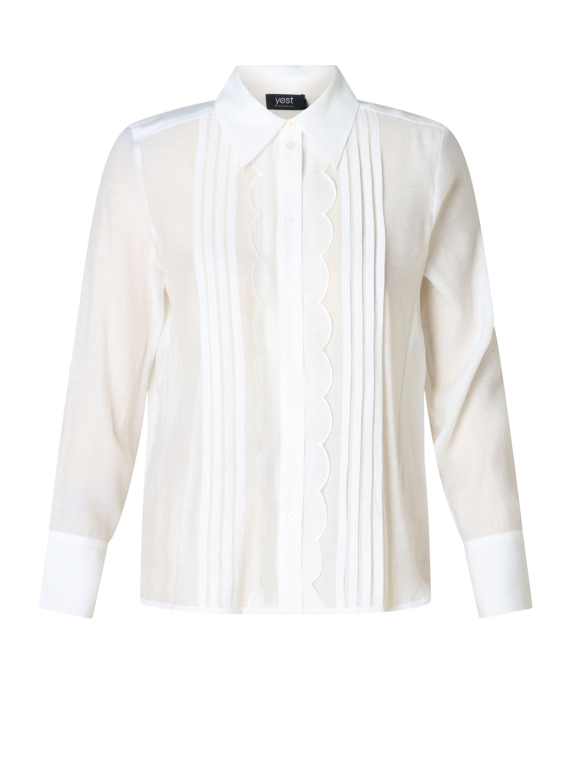 YEST Deborah Tops Off White