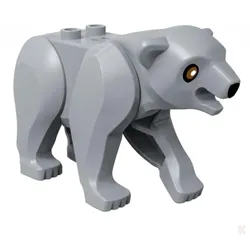 Klemos KL-40022 Klemmbaustein Bär grau