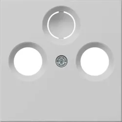 Gira Abdeckung Koax-Antennendose grau 0869015