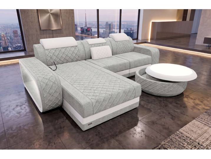 Ecksofa Berlin L Form Stoffsofa