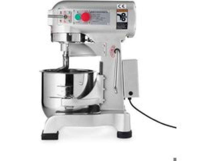 Batteur Mélangeur 10L - 550W / Robot Pâtissier Inox 3 Vitesses – 5kg Pâte / Usage Intensif Boulangerie Pâtisserie