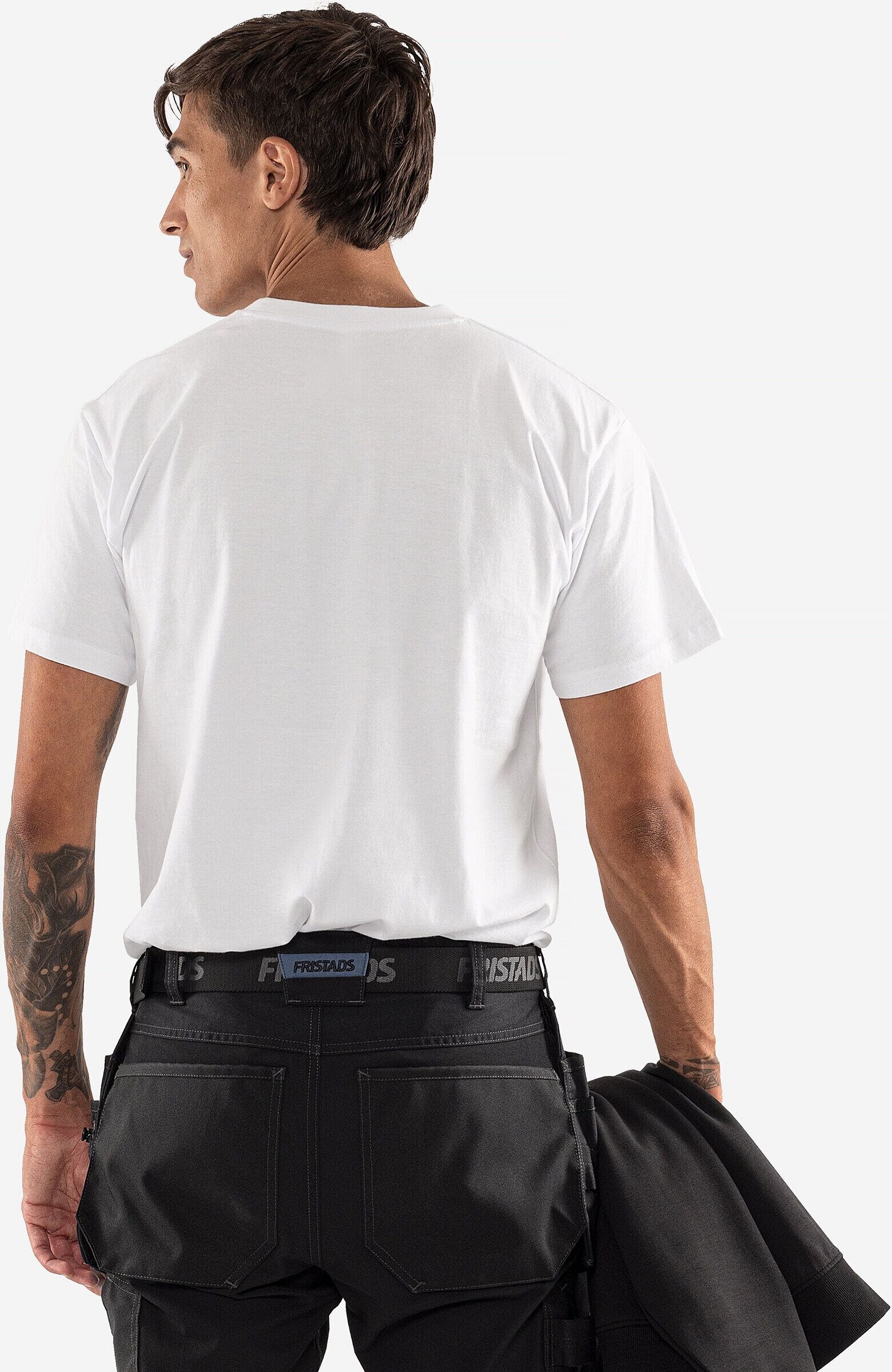 Fristads T-shirt Acode 1911 BSJ, vit