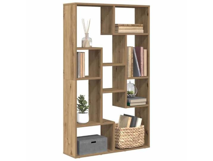 (ON SALE)Armoire de Rangement MEUBLE ETAGERE - Bibliothèque - chêne artisanal - 72x20x120 cm Bois d'ingénierie EU925950