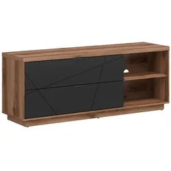 TV-MÖBEL Sven Schwarz und Holz