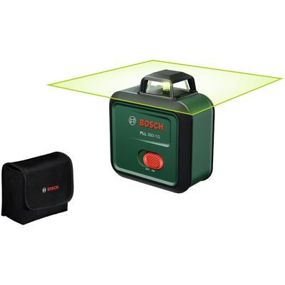 Linienlaser BOSCH HOME & GARDEN "PLL 360-1G UNI", grün, B:6,1cm H:12,4cm L:11cm, Lasermessgeräte, mit eingebautem Akku