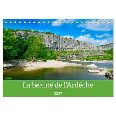 La beauté de l'Ardèche (Calendrier de bureau 2027 DIN A5 vertical), CALVENDO calendrier mensuel