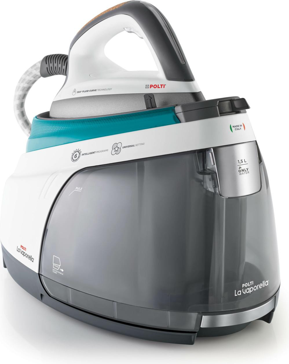 Polti La Vaporella XT100C Stoomstrijkstation met aluminium strijkzool, 2400 W, 500 g/min, 15 bar, 1,5 liter