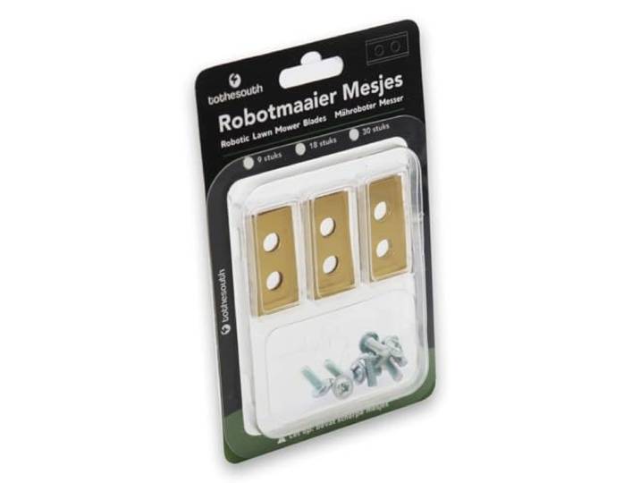 90x To the South® Robotmaaier mesjes titanium geschikt voor Scheppach Robotmaaiers - 90 stuks