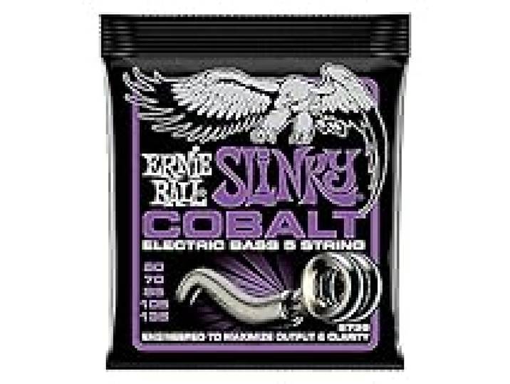 Ernie Ball Power Slinky 5 Cobalt Cordes pour Basse électrique à 5 cordes, calibre 50-135