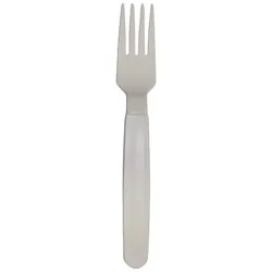 MONOUSO - Mehrweg Durable Gabel aus PP Mineral Grau 18,5cm (6 Stück)