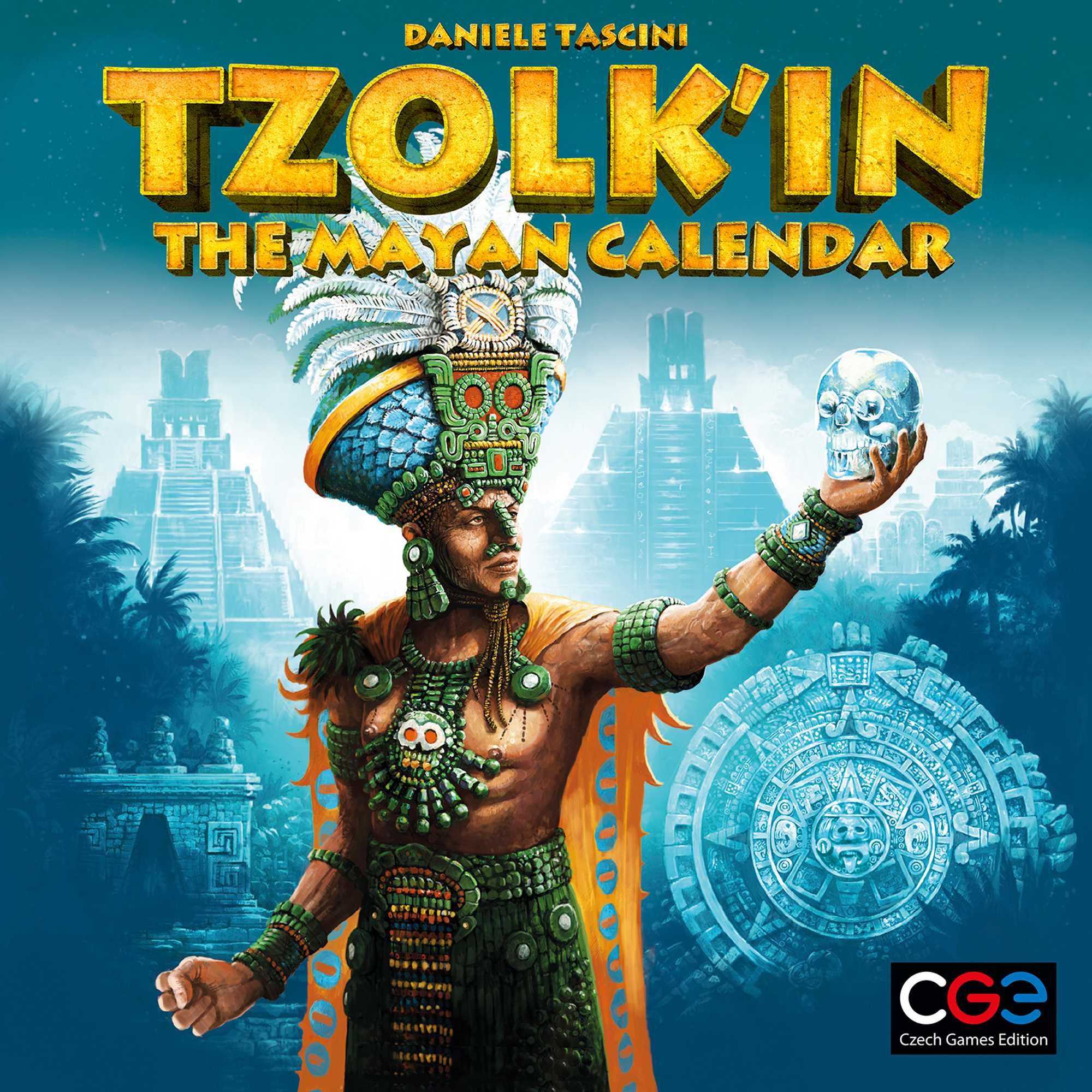 Tzolk'in: The Mayan Calendar by Czech Games Edition - Strategic Worker-Placement Board Game with Rotating Gear Mechanism