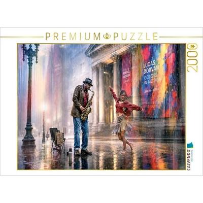 CALVENDO Puzzle Regentanz | 2000 Teile Lege-Größe 90 × 67 cm Foto-Puzzle für glückliche Stunden