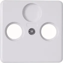 Kopp 358613000 HK02 - Antennen-Abdeckung für Antennensteckdose TV/RF, Farbe: arktisweiß