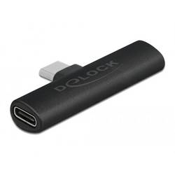 Delock USB 2.0 Adapter [2x USB-C® Buchse - 1x USB-C® Stecker] 64114 0 cm