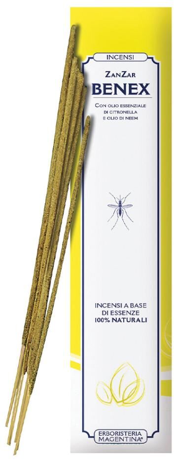 ERBORISTERIA MAGENTINA Sr Zanzar Benex Incensi, 10 bastoncini