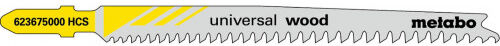 Metabo 5 lames de scies sauteuses, bois, pionier, 91 mm 623675000