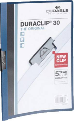 Durable Klemmmappe DURACLIP 30 - 2200 220007 DIN A4 Dunkelblau