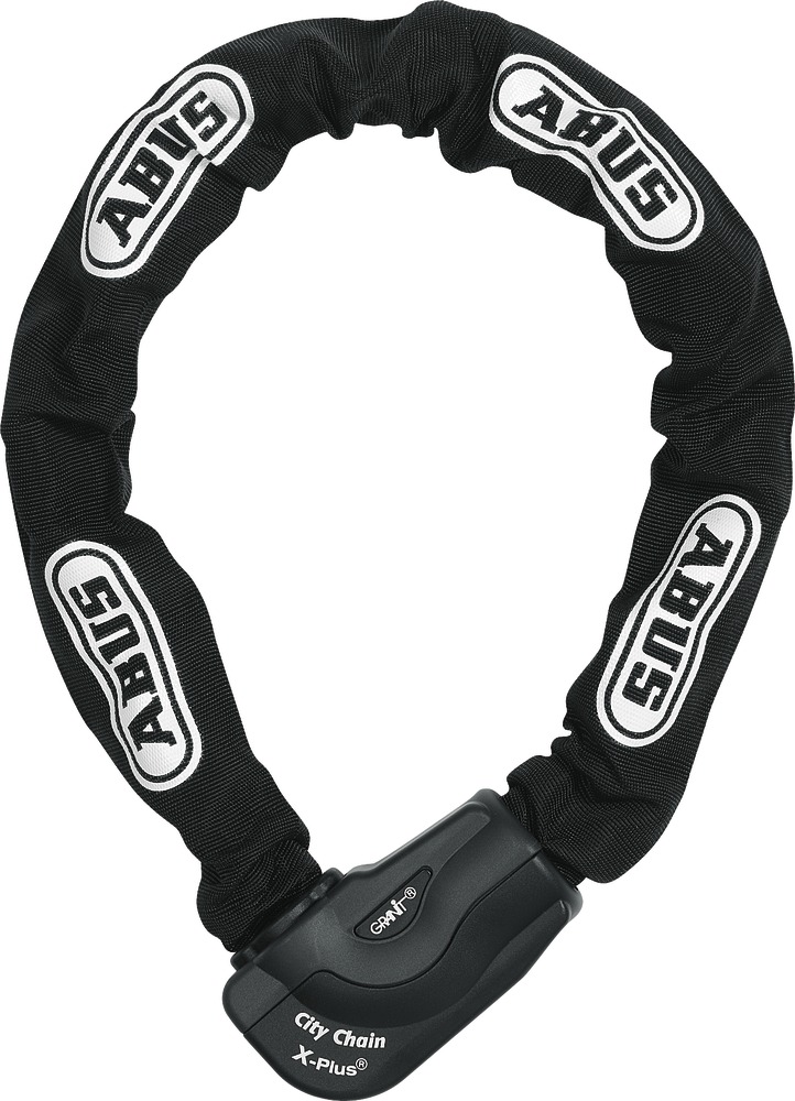ABUS Kettenschloss Granit CityChain X-Plus 1060/85 black gl. OneKey 10042276-01