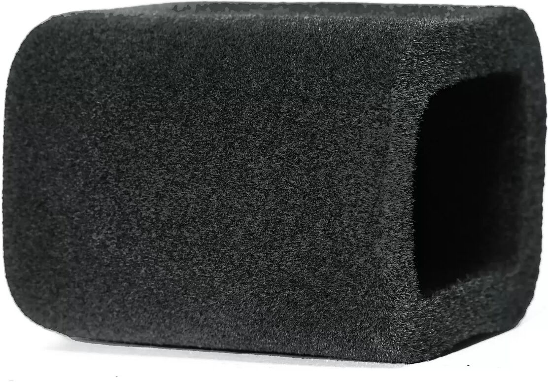 INF Beflockte Mikrofonabdeckung für FIFINE AmpliGame AM8 - Verbesserte Audioqualität Schwarz