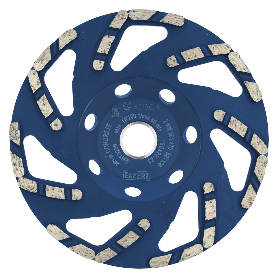 Bosch Professional Zubehör EXPERT Concrete Diamanttopfscheibe, 150 x 22,23 x 4,5 mm (2608901478)
