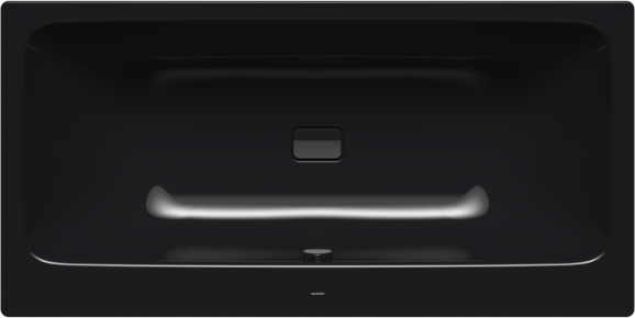Kaldewei Asymmetric duo Badewanne 274200013701 180x90cm, Perl-Effekt, schwarz